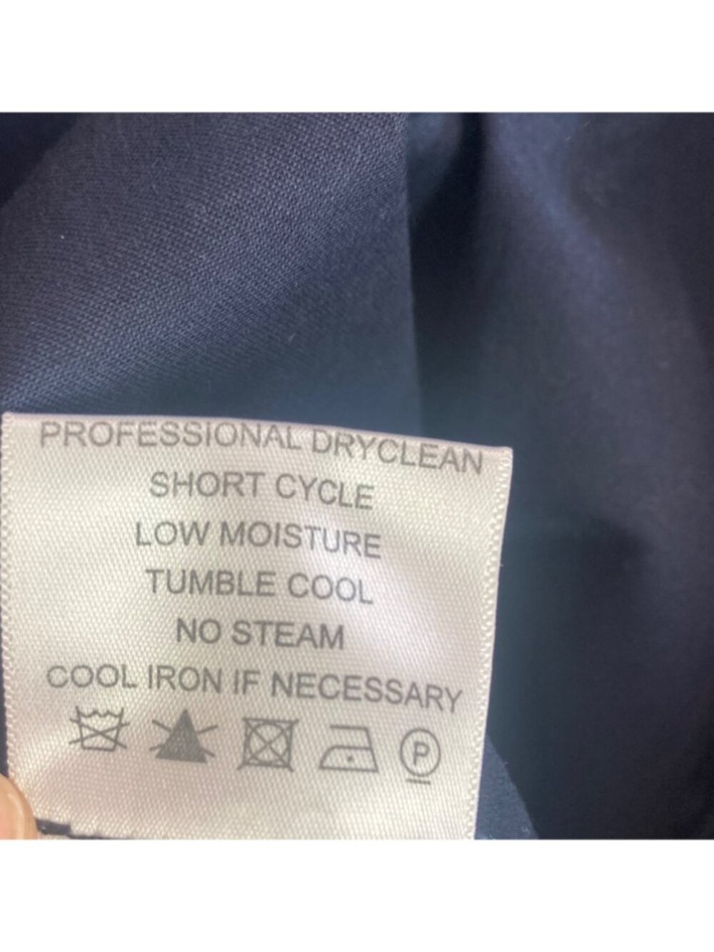 Tory Burch Cropped Chinos Pants Womens 10 Blue Stretch Workwear Career Designer - Picture 4 of 8